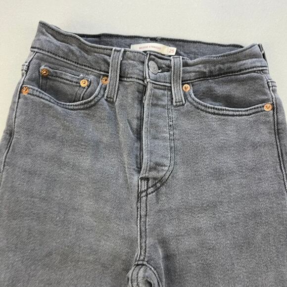 Levi's Straight Leg Jeans in Faded Gray - Picture 6 of 14